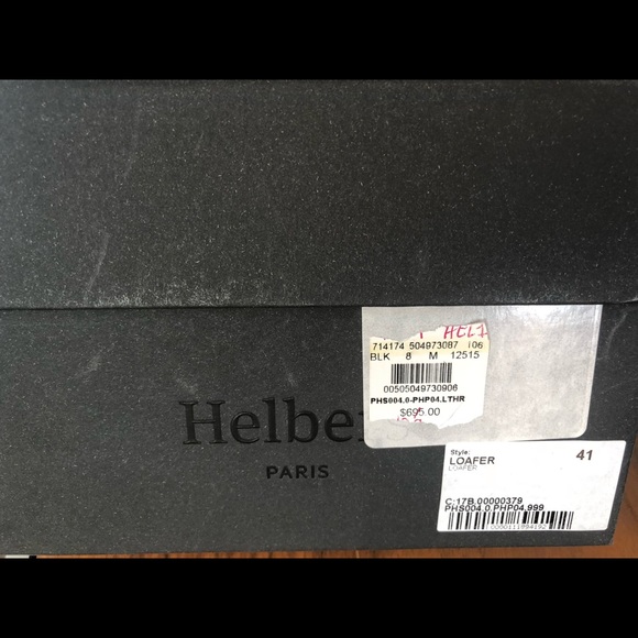 Helber’s Paris Men’s Loafers Sz 41 main image 7